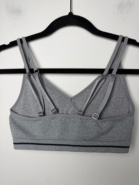 Lucky Brand Bralette Gray M Wireless Lounge Bra Everyday Workout Gym Activewear